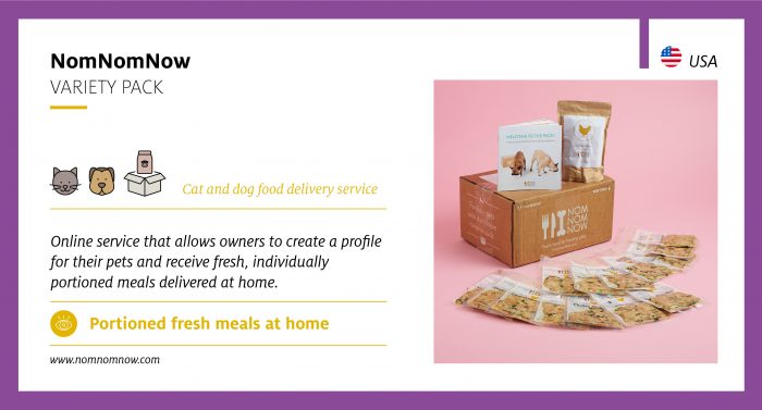 Cat and dog food delivery service