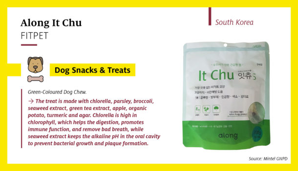 Along It Chu Green-Coloured Dog Chew (South Korea)