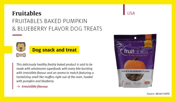 Fruitables Baked Pumpkin & Blueberry Flavor Dog Treats