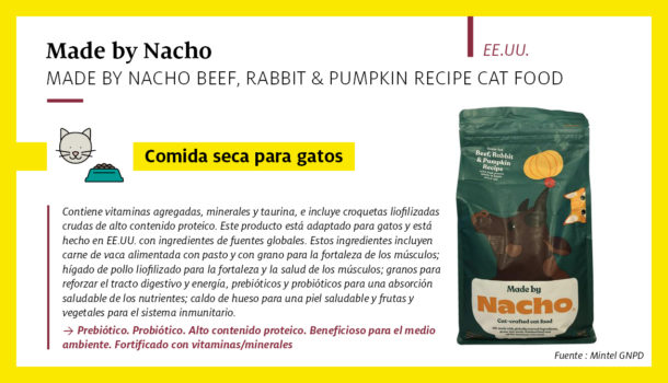 Made by Nacho Beef, Rabbit & Pumpkin Recipe Cat Food 